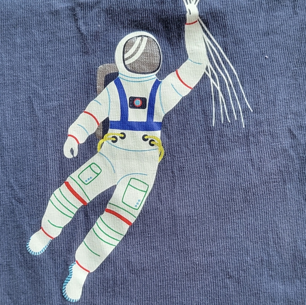 Mini Boden Glow In The Dark Astronaut Tee - Picture 10 of 16